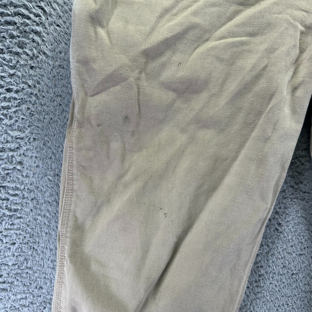 Carhartt Flame Resistant Pant Mens 38x27 Brown Cotton Carpenter Straight Travel - Picture 3 of 14